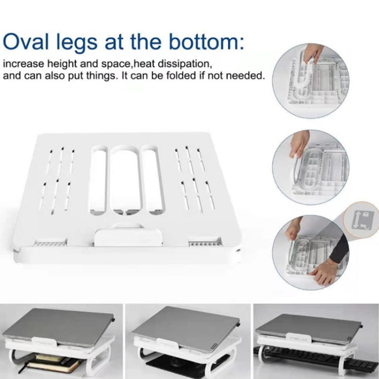 A23 Foldable Notebook Stand With 10-Speed Adjustment Computer Cooling Lifting Stand, Regular (White ), Regular (Black ), Detachable Accessories 3.0HUB (White), Detachable Accessories 3.0HUB (Black )