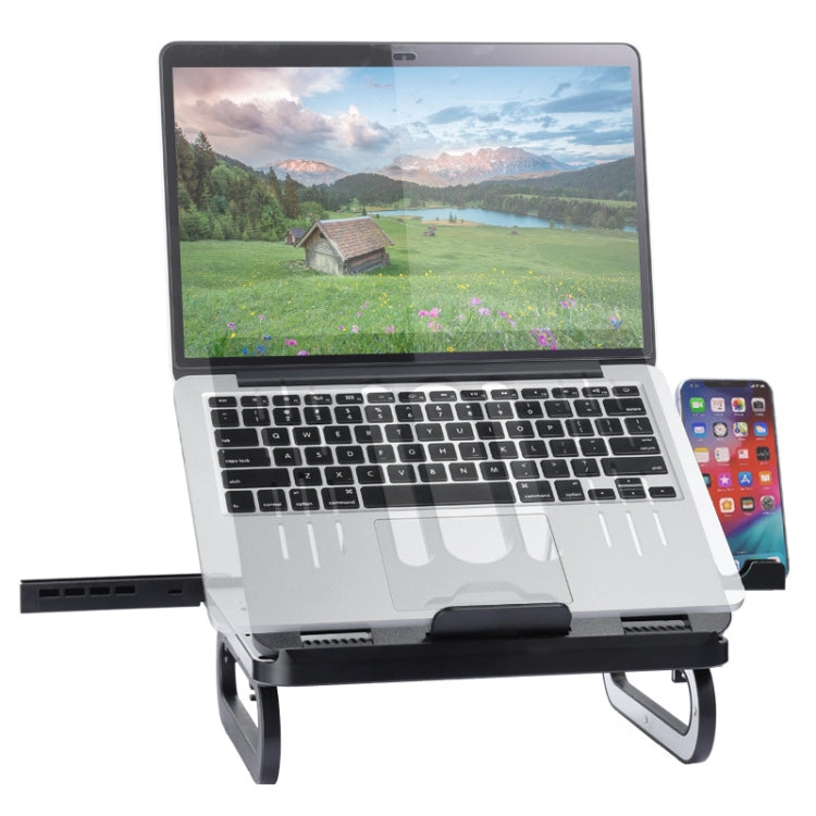 A23 Foldable Notebook Stand With 10-Speed Adjustment Computer Cooling Lifting Stand, Regular (White ), Regular (Black ), Detachable Accessories 3.0HUB (White), Detachable Accessories 3.0HUB (Black )