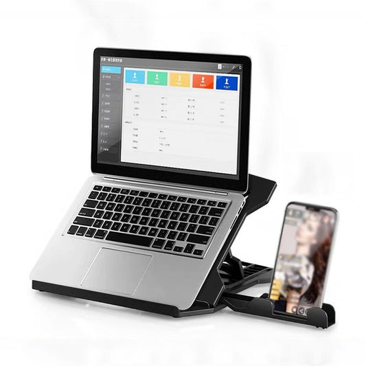 N31 Portable Laptop Bracket Liftable Computer Support Base, Black (Standard Version)