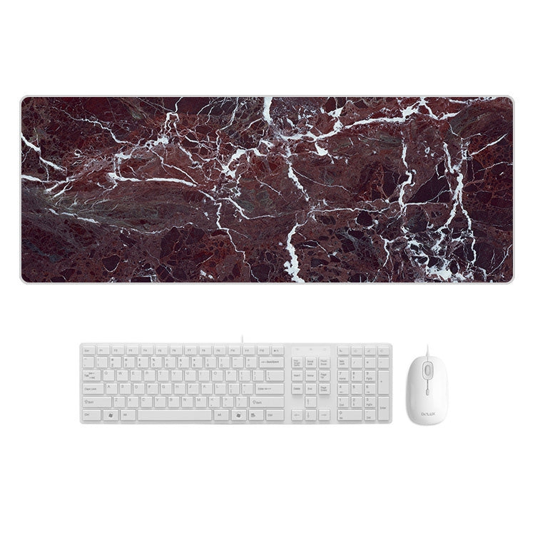 Marbling Wear-Resistant Rubber Mouse Pad, 300x700x3mm