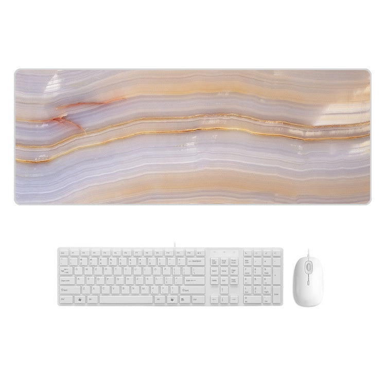 Marbling Wear-Resistant Rubber Mouse Pad, 300x700x3mm