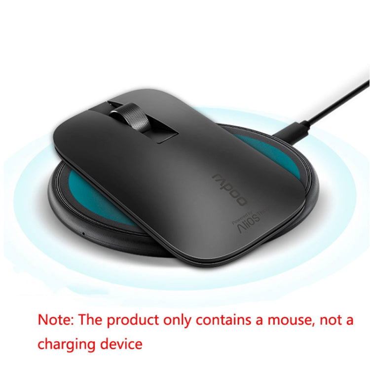 Rapoo M550 1300DPI 3 Keys Home Office Wireless Bluetooth Silent Mouse, Wireless Charging Version, Wired Charging Version, Ordinary Version Black, Ordinary Version Silver