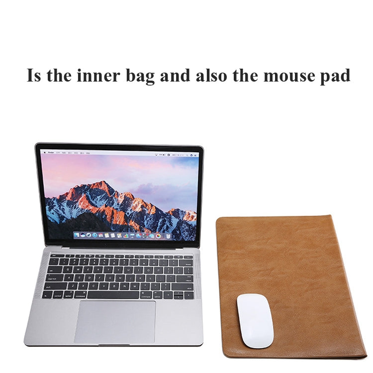 Horizontal Litchi Texture Laptop Bag Liner Bag For MacBook, 11 Inch A1370 / 1465, 12 Inch A1534