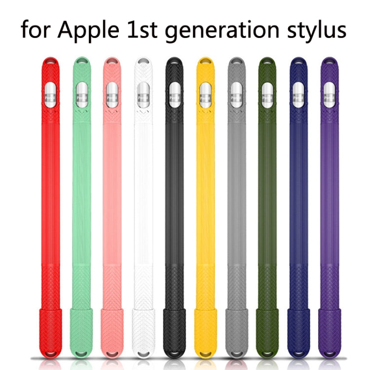 5 PCS Stylus Silicone Protective Case, For Apple Pencil 1, For Apple Pencil 2