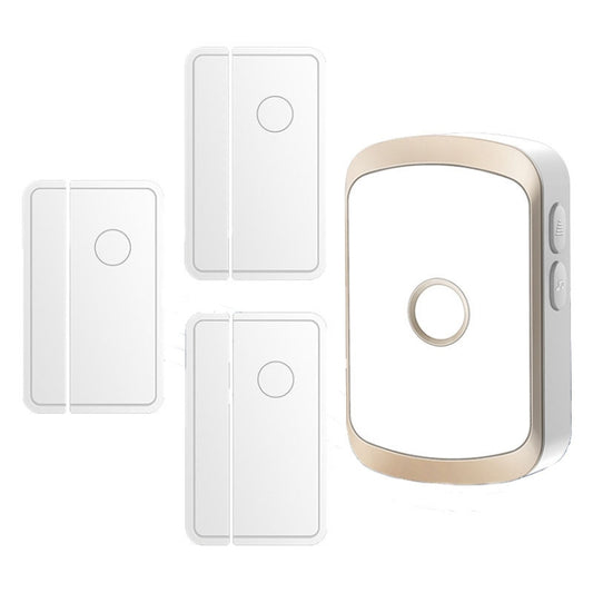 CACAZI 1 For 3 Split Type Door Opening Sensor Reminder Smart Wireless Doorbell Alarm, US Plug, EU Plug, UK Plug, AU Plug