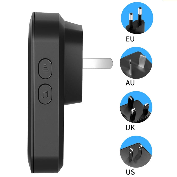 CACAZI 1 For 3 Split Type Door Opening Sensor Reminder Smart Wireless Doorbell Alarm, US Plug, EU Plug, UK Plug, AU Plug