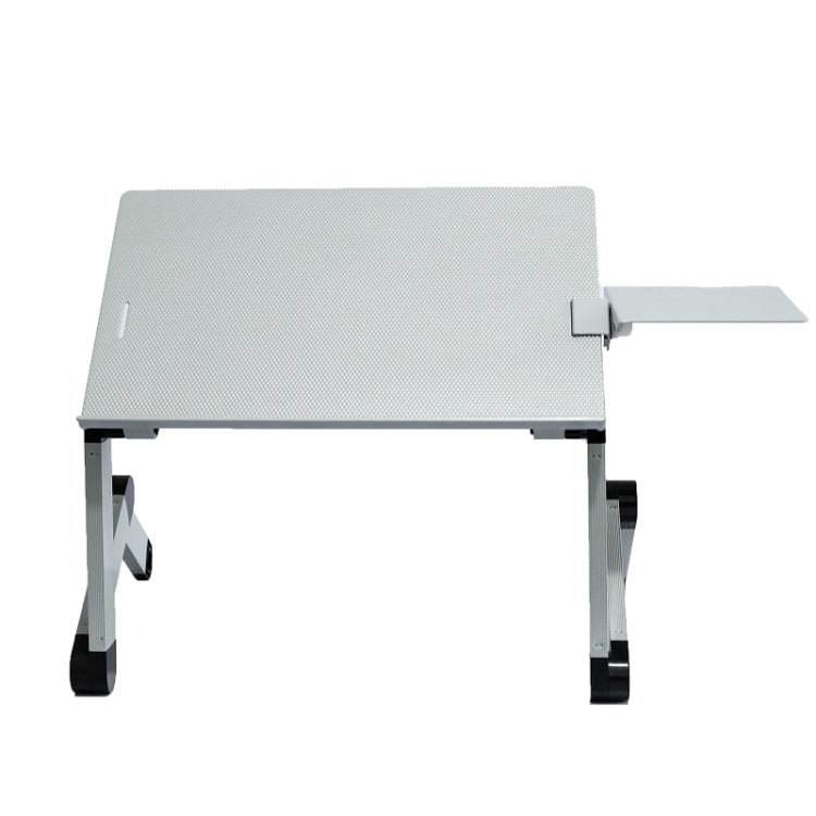 T8 Aluminum Alloy Folding & Lifting Laptop Desk Office Desk Heightening Bracket, with Mouse Board (Black), with Mouse Board (Silver), with Fan & Mouse Board (Black), with Fan & Mouse Board (Silver)