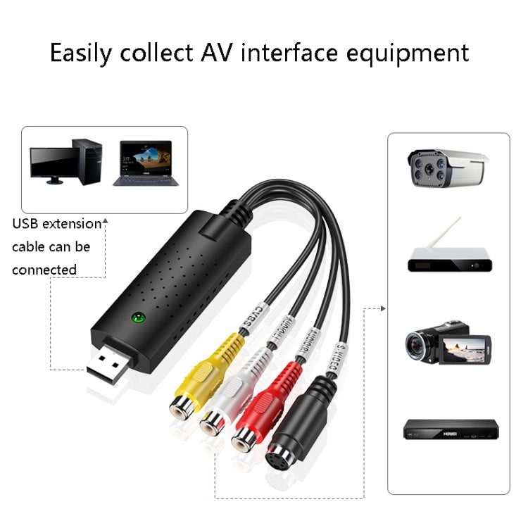 HW-1401 USB Video Capture Card USB Capture Card, ms2100 Chip