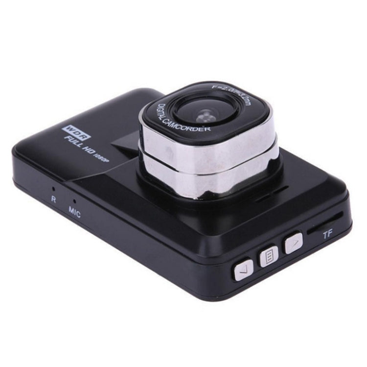 3.0 Inch HD 1080P Wide-Angle Driving Recorder With Reversing Image Specification：, Normal Definition Single Record（Black）