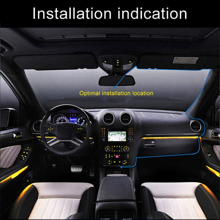 3.0 Inch HD 1080P Wide-Angle Driving Recorder With Reversing Image Specification：, Normal Definition Single Record（Black）