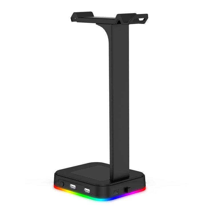 RGBD9 RGB Headset Stand Color-Changing Gaming Headset Stand Gaming Headset Display Stand with Dual USB Ports, RGBD9