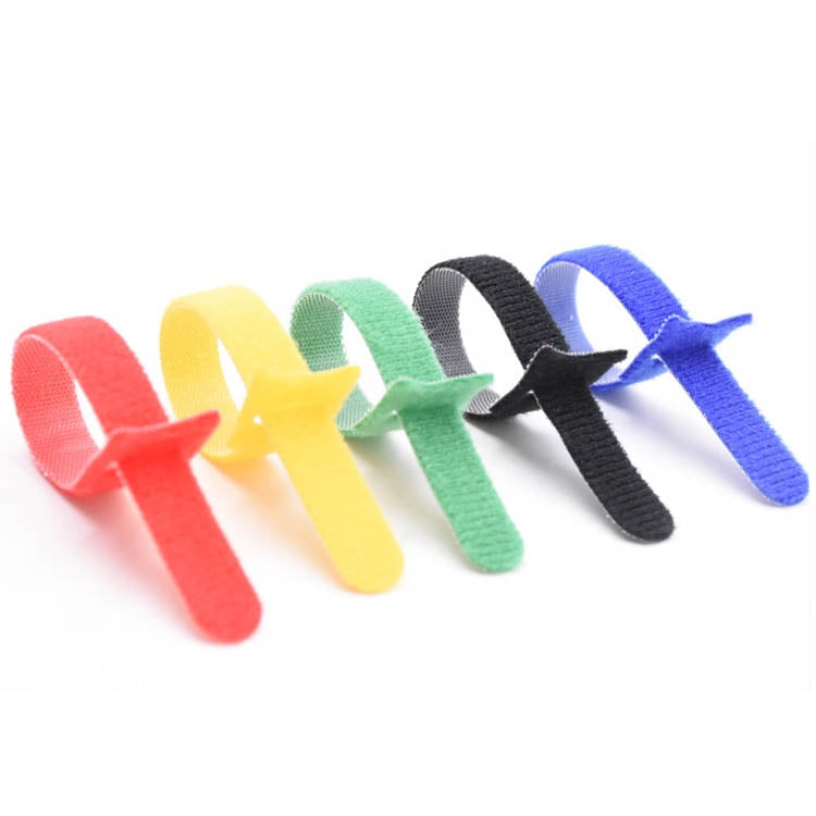 60 PCS T-Shaped Cable Organizer Belt Nylon Winder Buckle, Length:, 15cm, 20cm, 30cm