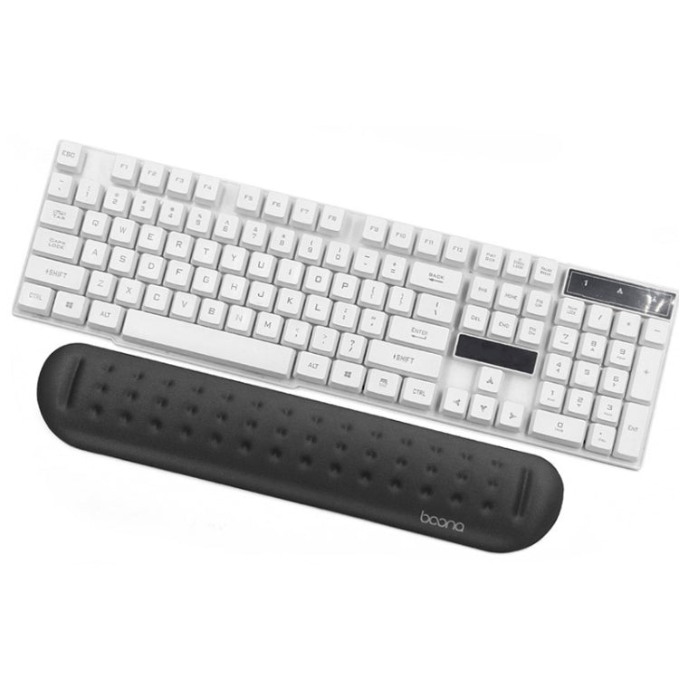 Baona Silicone Memory Cotton Wrist Pad Massage Hole Keyboard Mouse Pad, Style:, Mouse Pad (Blue), Mouse Pad (Gray), Mouse Pad (Black), Mouse Pad (Pink), Medium Keyboard Rest (Blue), Medium Keyboard Rest (Gray), Medium Keyboard Rest (Black)