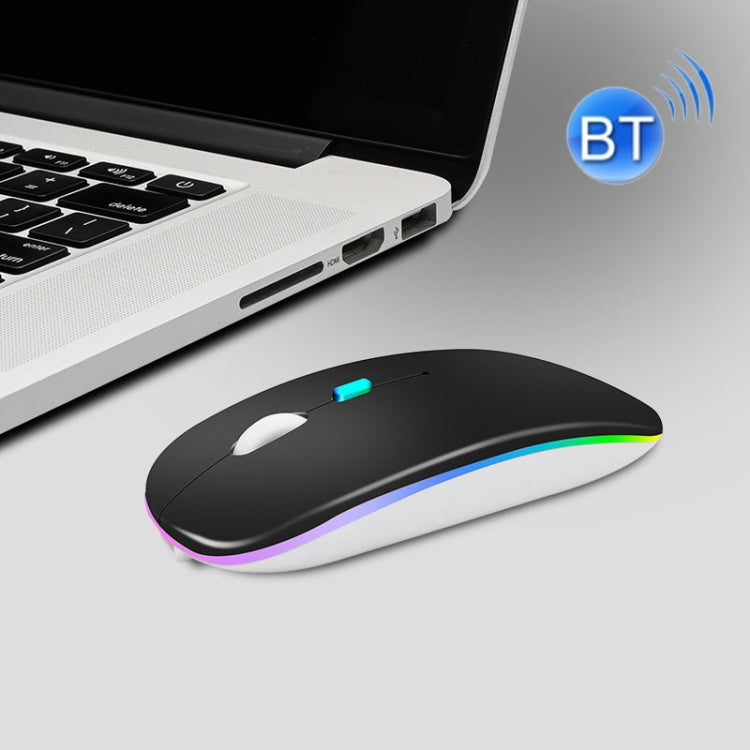 Y20 4 Keys Colorful Glow Charging Mute Mouse Notebook Game Wireless Mouse, 2.4G Version (Black), 2.4G Version (Blue), 2.4G Version (Green), 2.4G Version (Silver), 2.4G Version (White), 2.4G Version (Pink), 2.4G Version (Gold), Bluetooth Version (Black)