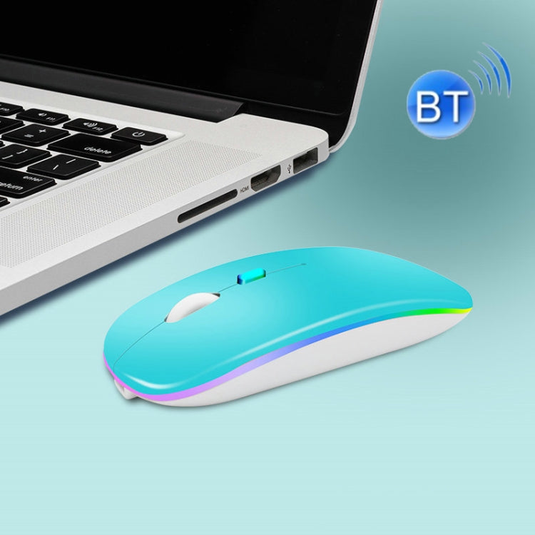 Y20 4 Keys Colorful Glow Charging Mute Mouse Notebook Game Wireless Mouse, 2.4G Version (Black), 2.4G Version (Blue), 2.4G Version (Green), 2.4G Version (Silver), 2.4G Version (White), 2.4G Version (Pink), 2.4G Version (Gold), Bluetooth Version (Black)