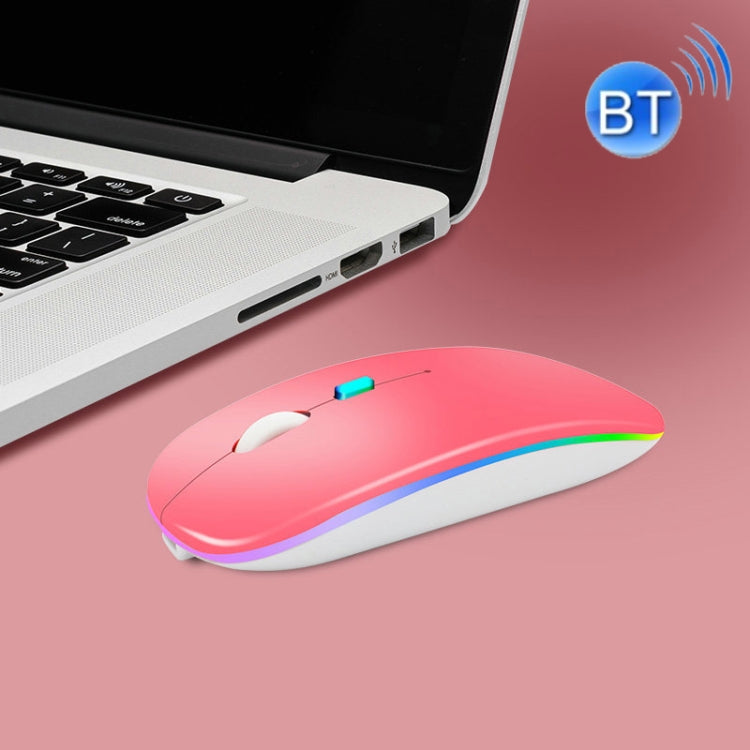 Y20 4 Keys Colorful Glow Charging Mute Mouse Notebook Game Wireless Mouse, 2.4G Version (Black), 2.4G Version (Blue), 2.4G Version (Green), 2.4G Version (Silver), 2.4G Version (White), 2.4G Version (Pink), 2.4G Version (Gold), Bluetooth Version (Black)