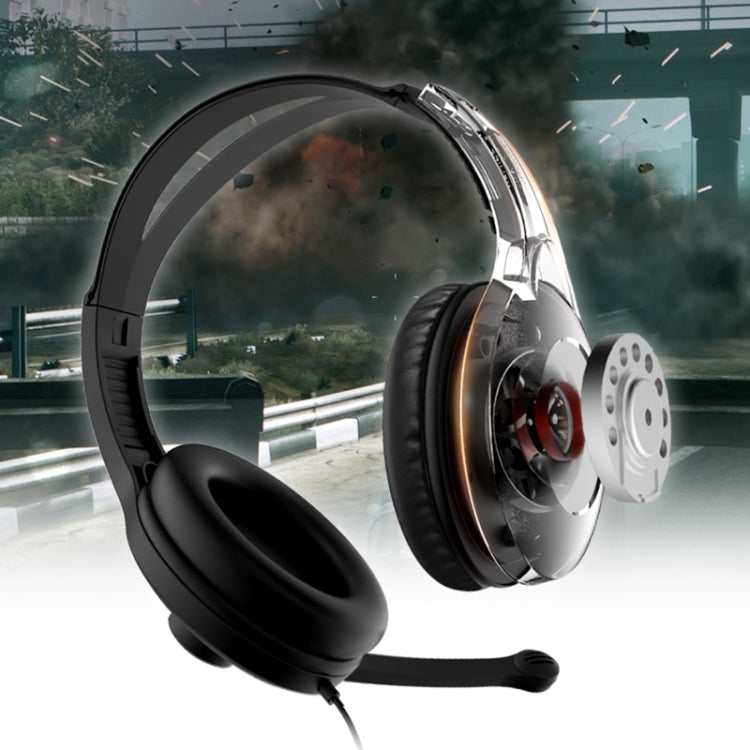 Edifier K800 Desktop Computer Gaming Headset with Microphone, Cable Length: 2m, Style:USB, K800 USB, K800 Double Hole