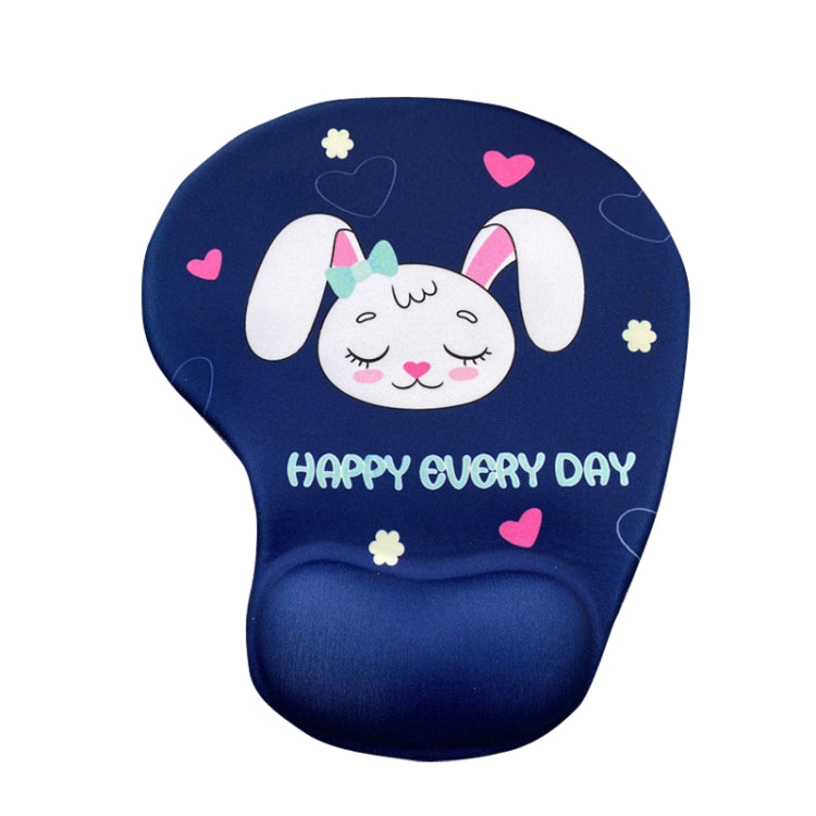 2 PCS Silicone Comfortable Padded Non-Slip Hand Rest Wristband Mouse Pad, Pink, Red, Purple, Green, Blue, Silver Gray, Cow, Rainbow Mouse, Rabbit, Elephant, Small Squirrel, Couple Monkey, Chocolate Cat, Red Bear, Blue Cat