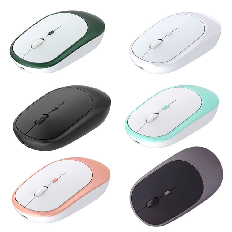 M030 4 Keys 1600DPI Laptop Office Mute Mouse, Style:, Wireless (Ink Green), Wireless (Blue), Wireless (Pink), Wireless (Gray), Wireless (White), Wireless (Black), Bluetooth (Ink Green), Bluetooth (Blue), Bluetooth (Pink), Bluetooth (Gray)