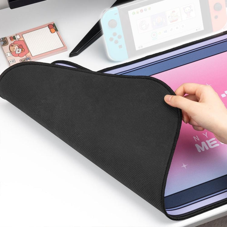 Cute Cat Ear Computer Keyboard Desk Pad Mouse Pad, 400 x 800 x 3mm, 400 x 800 x 2mm