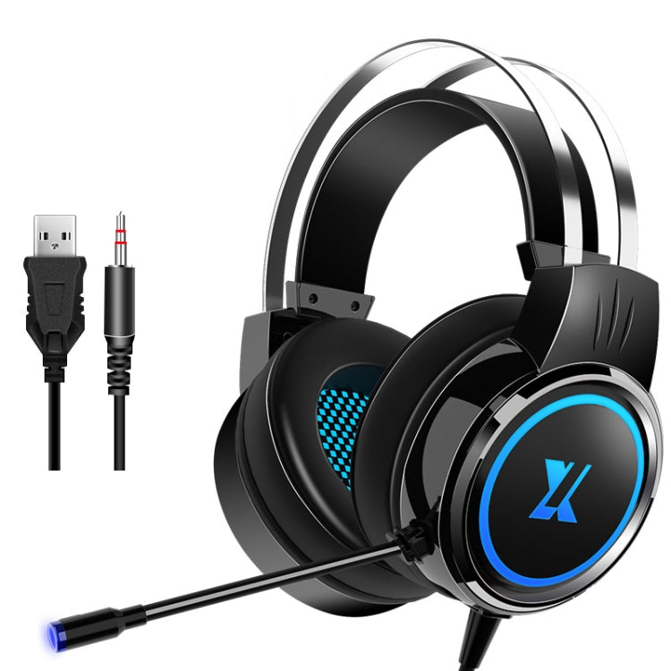 Heir Audio Head-Mounted Gaming Wired Headset With Microphone, X9 Single Hole (Black), X9 Double Hole (Black), X9 Double Hole (White), X9 Double Hole (Pink), X9 7.1 Version (Black), X9 7.1 Version (White), X9  7.1 Version (Pink)