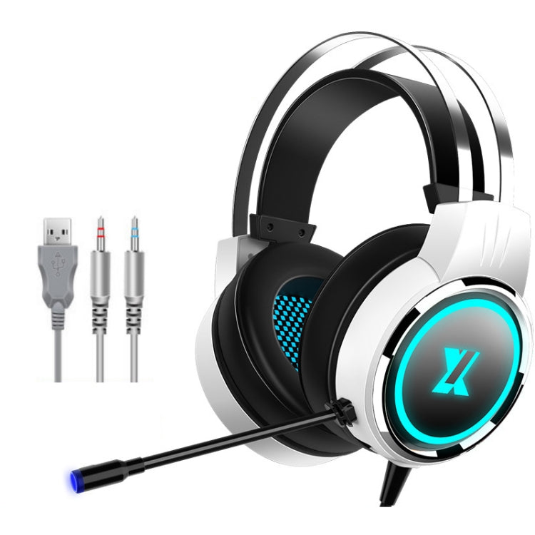 Heir Audio Head-Mounted Gaming Wired Headset With Microphone, X9 Single Hole (Black), X9 Double Hole (Black), X9 Double Hole (White), X9 Double Hole (Pink), X9 7.1 Version (Black), X9 7.1 Version (White), X9  7.1 Version (Pink)