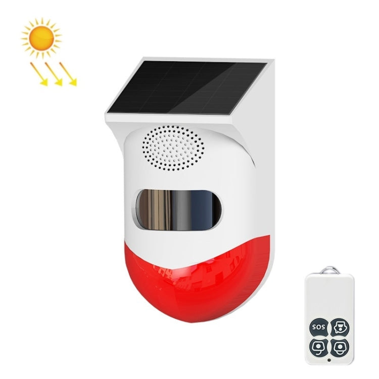 Outdoor Waterproof Solar Infrared Alarm, Spec:, Independent, Remote Control, Wireless, Recording