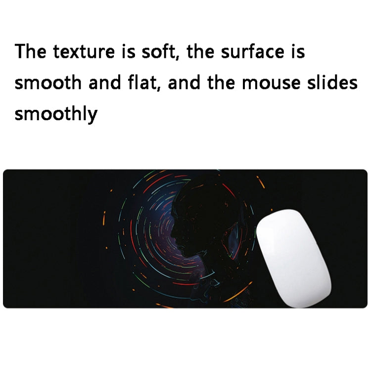 Hand-Painted Fantasy Pattern Mouse Pad, Size:, 300 x 800 x 1.5mm Not Overlocked, 300 x 800 x 2mm Seaming, 300 x 800 x 3mm Seaming, 300 x 800 x 4mm Seaming, 300 x 800 x 5mm Seaming