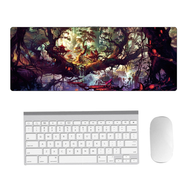 Hand-Painted Fantasy Pattern Mouse Pad, Size:, 300 x 800 x 1.5mm Not Overlocked, 300 x 800 x 2mm Seaming, 300 x 800 x 3mm Seaming, 300 x 800 x 4mm Seaming, 300 x 800 x 5mm Seaming