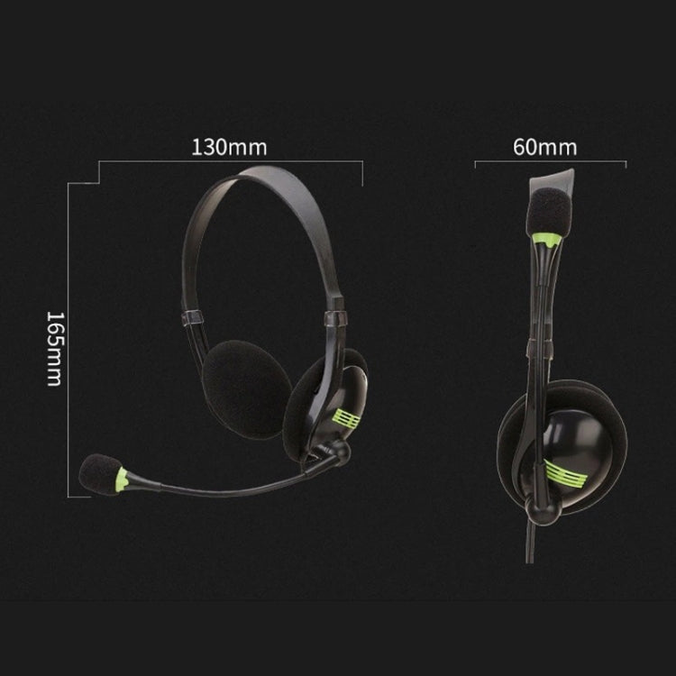 Head-Mounted Wired Headset With Microphone, Style:, GAE-440 A, GAE-440 B, GAE-109