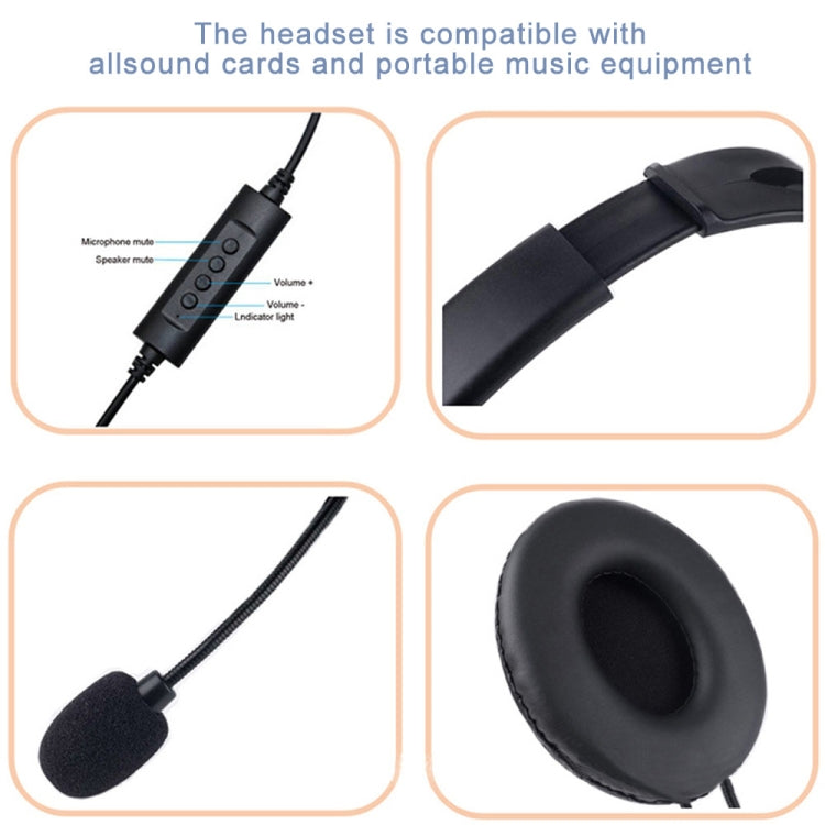 Head-Mounted Wired Headset With Microphone, Style:, GAE-440 A, GAE-440 B, GAE-109