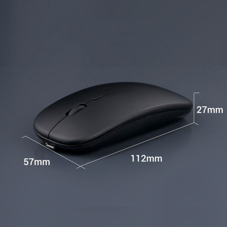 C7002 2400DPI 4 Keys Colorful Luminous Wireless Mouse, 2.4G White, 2.4G Rose Gold, 2.4G Black, 2.4G Silver Gray, Dual-modes White, Dual-modes Black, Dual-modes Silver, Dual-modes Gold