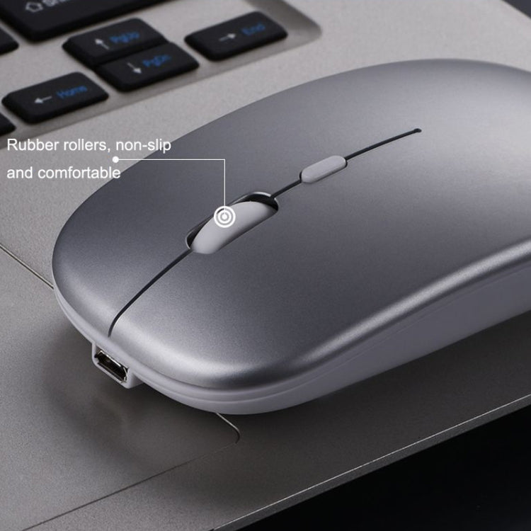 C7002 2400DPI 4 Keys Colorful Luminous Wireless Mouse, 2.4G White, 2.4G Rose Gold, 2.4G Black, 2.4G Silver Gray, Dual-modes White, Dual-modes Black, Dual-modes Silver, Dual-modes Gold