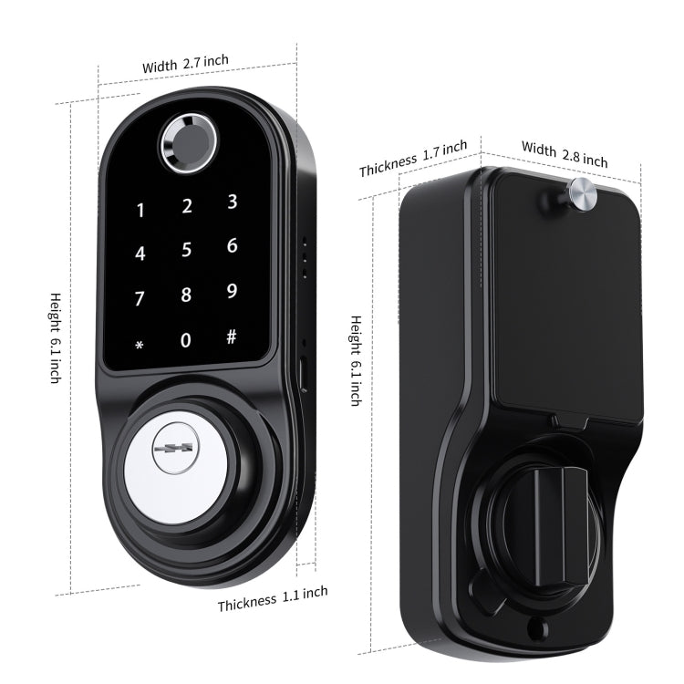 F31 App Graffiti Password Fingerprint Smart Lock