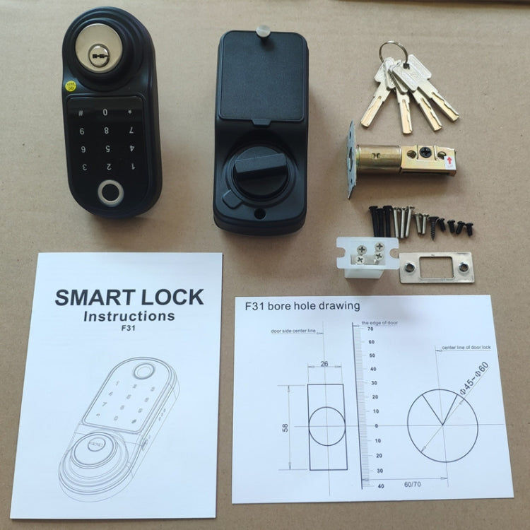 F31 App Graffiti Password Fingerprint Smart Lock