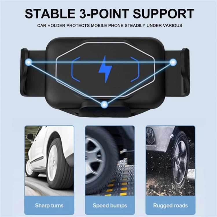 S15 15W QI Magnetic Car Wireless Charging Holder For Folding Screen Phone, S15