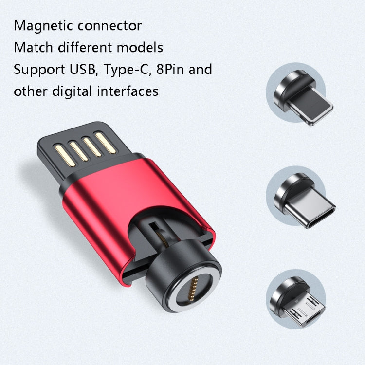 USB Portable Magnetic Adapter, Random Colors Delivery, Data Function, Charging Function