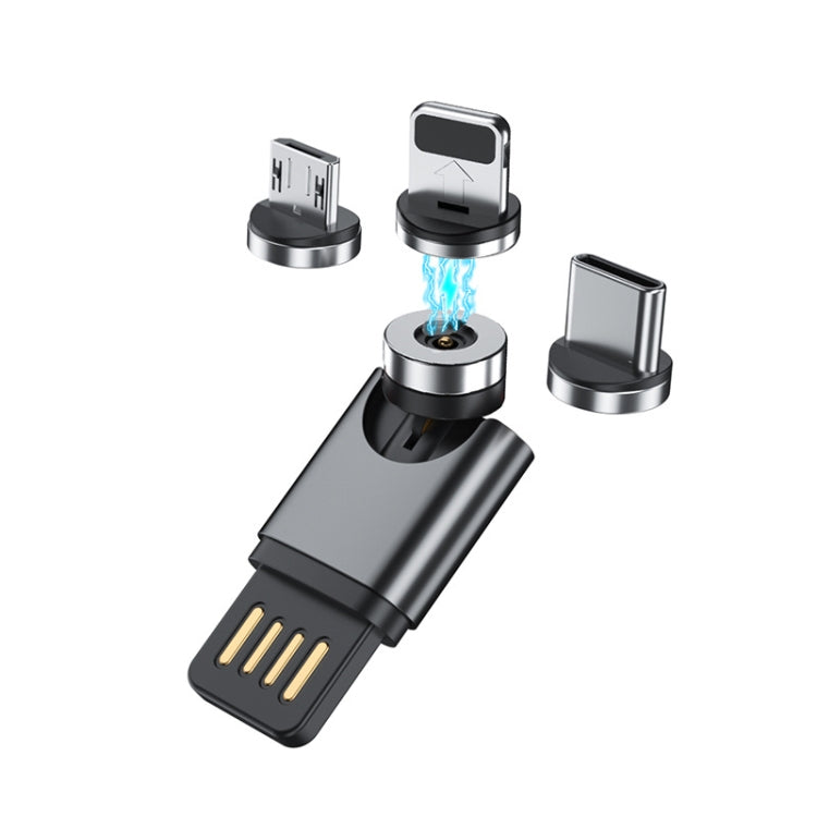 USB Portable Magnetic Adapter, Random Colors Delivery, Data Function, Charging Function