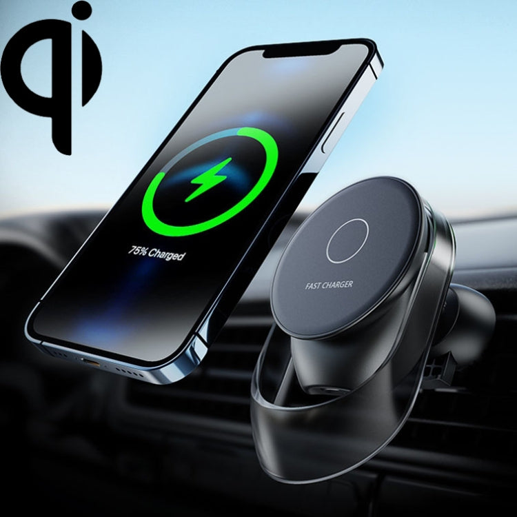 F9189 15W MagSafe Magnetic Car Lighting Wireless Charger, F9189