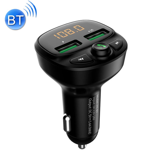 HY-87 Car Bluetooth MP3 Dual USB Car Charger, Style:, Regular Version, Fast Charge Version