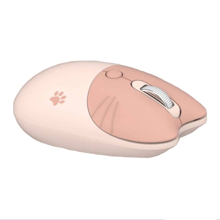 M3 3 Keys Cute Silent Laptop Wireless Mouse, Spec:, Wireless Version (Vitality Pink), Wireless Version (Dream Blue), Wireless Version (Milk Tea), Bluetooth Wireless Version (Milk Tea), Bluetooth Wireless Version (Pink), Bluetooth Wireless Version (Red)