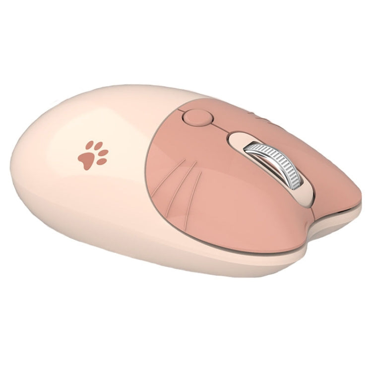 M3 3 Keys Cute Silent Laptop Wireless Mouse, Spec:, Wireless Version (Vitality Pink), Wireless Version (Dream Blue), Wireless Version (Milk Tea), Bluetooth Wireless Version (Milk Tea), Bluetooth Wireless Version (Pink), Bluetooth Wireless Version (Red)