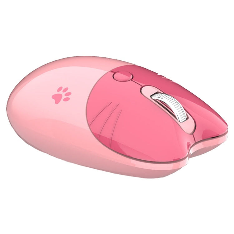 M3 3 Keys Cute Silent Laptop Wireless Mouse, Spec:, Wireless Version (Vitality Pink), Wireless Version (Dream Blue), Wireless Version (Milk Tea), Bluetooth Wireless Version (Milk Tea), Bluetooth Wireless Version (Pink), Bluetooth Wireless Version (Red)