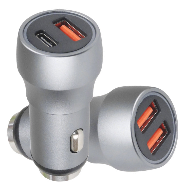 Aluminum Alloy Cigarette Lighter Applicable Car Charger