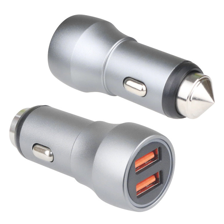 Aluminum Alloy Cigarette Lighter Applicable Car Charger