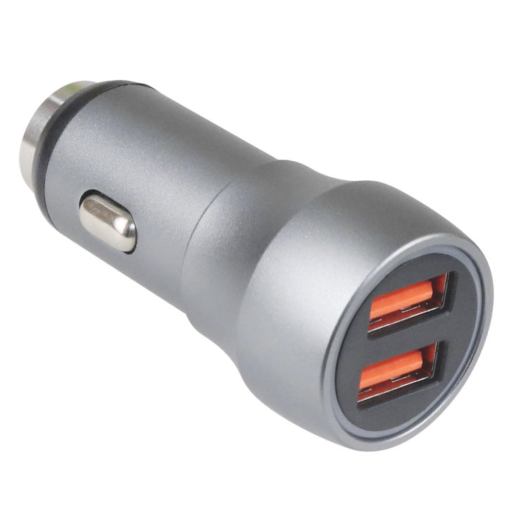 Aluminum Alloy Cigarette Lighter Applicable Car Charger, Black QCPD, Black Double QC, Gray QCPD, Gray Double QC