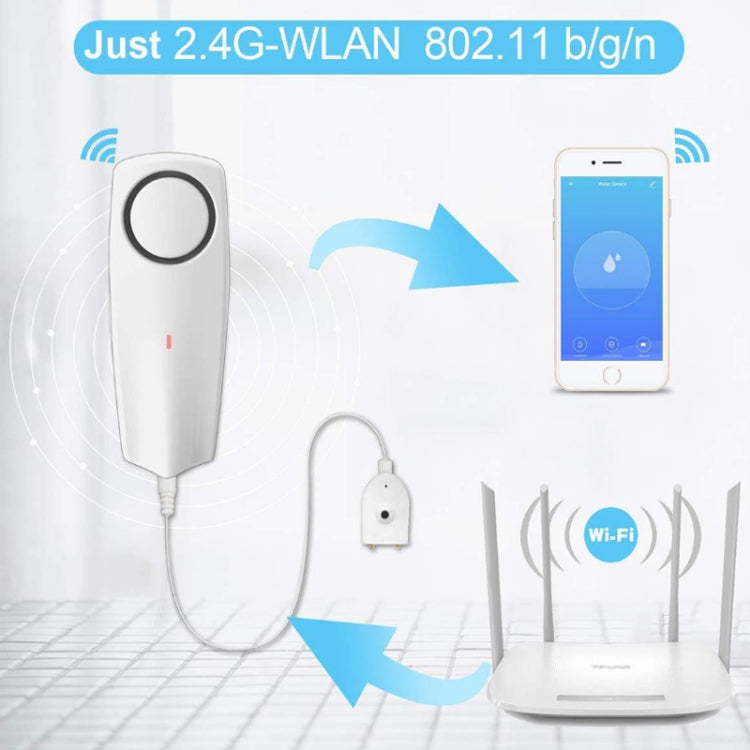 WIFI Smart APP Remote Water Leakage Alarm