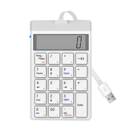 Sunreed SKB886S 19 Keys Wired Keypad With Digital USB Interface, Cable Length: 1.5m, Wired White, Wired Black