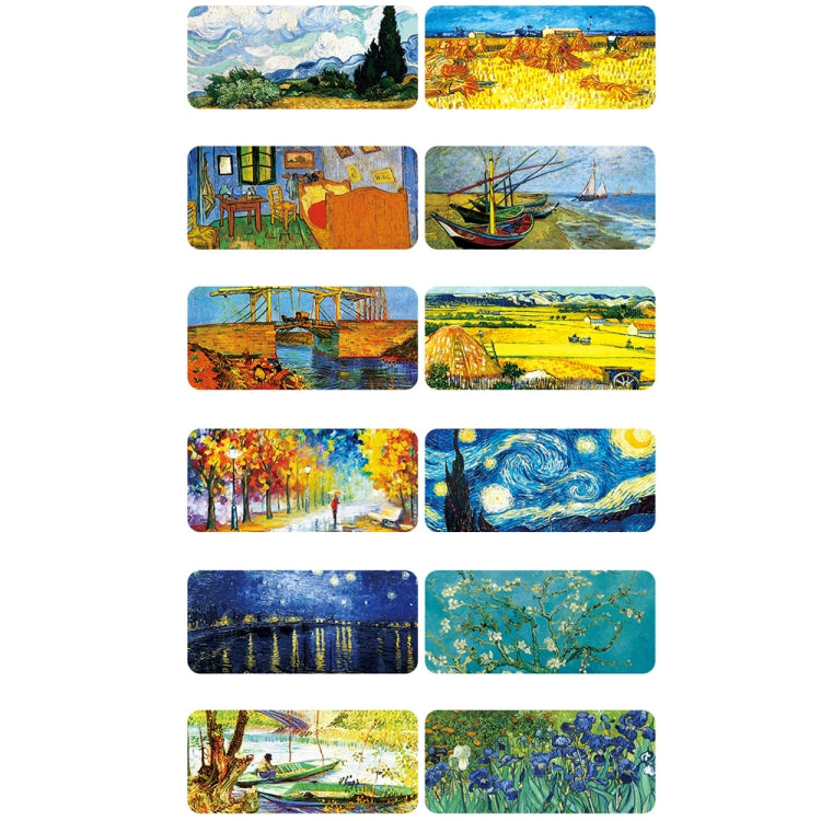 Am002 Large Oil Painting Desk Rubber Mouse Pad, 300x800x1.5mm Unlocked, 300x800x2mm Locked