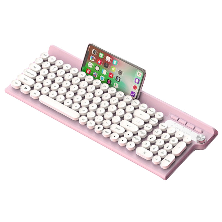 LANGTU L3 102 Keys Anti-Spill Silent Office Wired Mechanical Keyboard, Cable Length: 1.5m, L3 Black, L3 White Green, L3 Pink